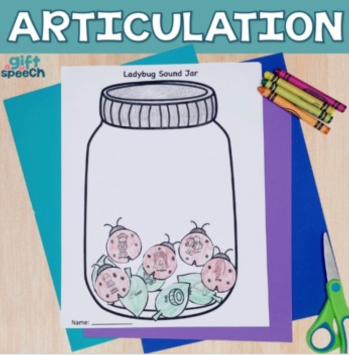 Spring Articulation NO PREP activities & printables for later developing sounds