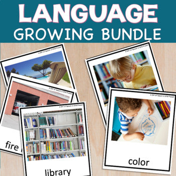 Language BUNDLE for Life Skills for Moderate to Severe Activities for the year!
