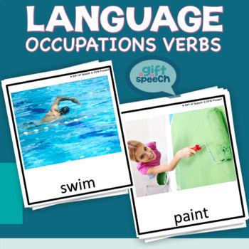 Language Occupations Community Helpers Vocabulary flashcards for Life Skills